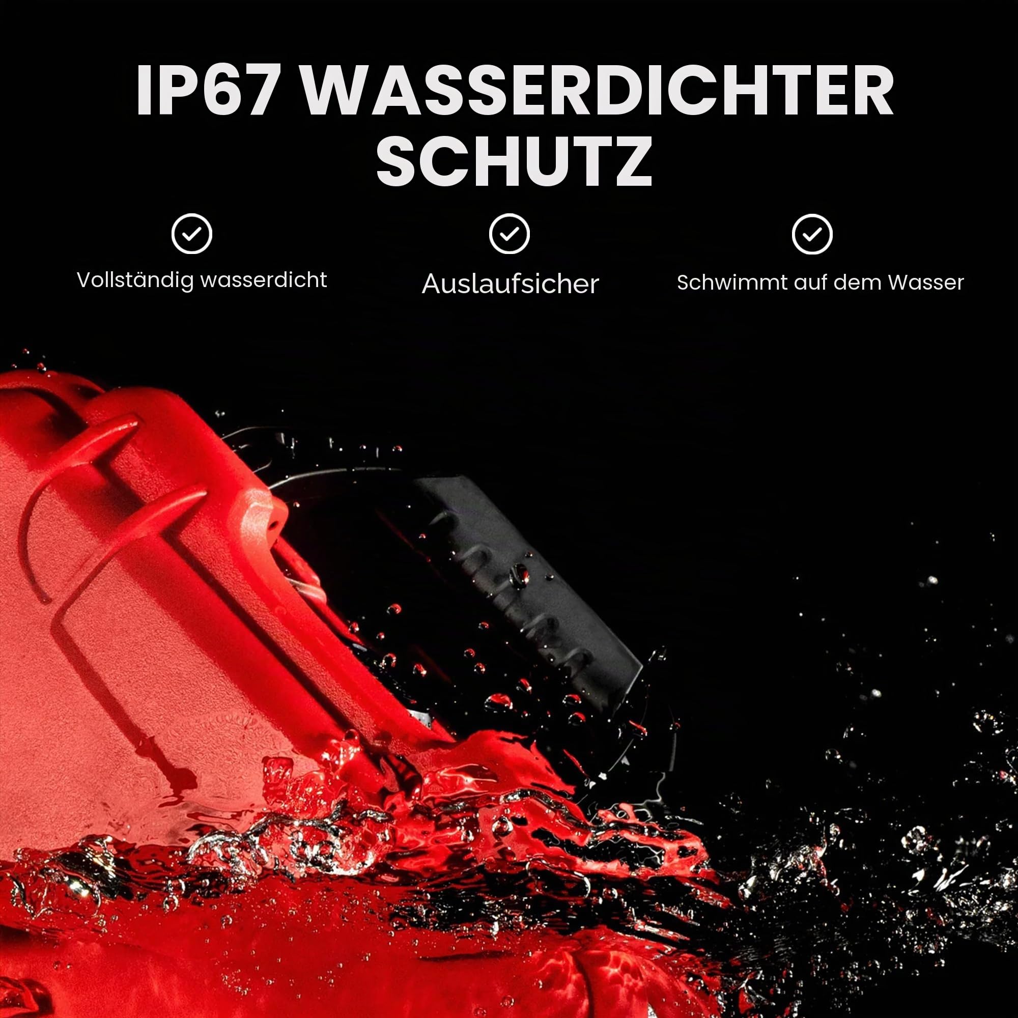 NANUK Erster-Hilfe-Koffer, leer – Ideal zur Zusammenstellung eines Erste-Hilfe-Sets, IP67-zertifiziert, stoßfest, staubdicht und schwimmfähig. (905)