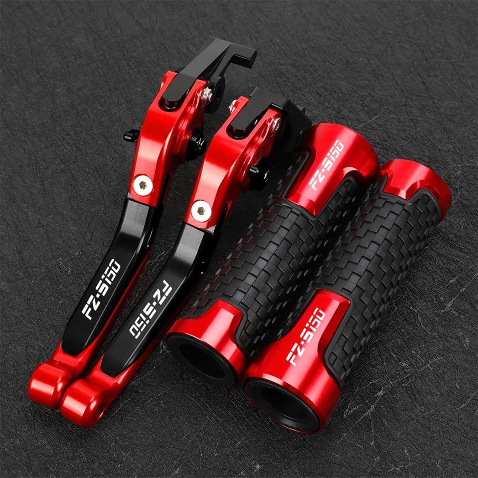 Tgvselpj Red 2 Motorcycle Part Motorcycle Adjustable Handle Parts Folding Extendable Brake Clutch Levers For Y-Amaha Fz-S150 Fzs150 2015-2016(Red 2)