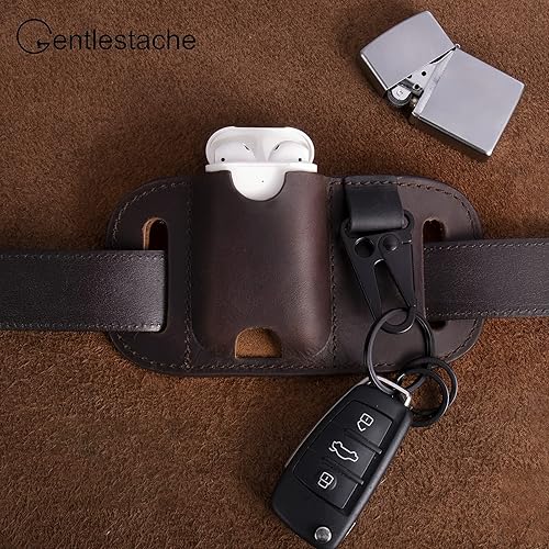 Miniatura 4 de Gentlestache Zippo - Funda para cinturón, funda de piel Zippo, funda para AirPods, bolsa más ligera para cinturón