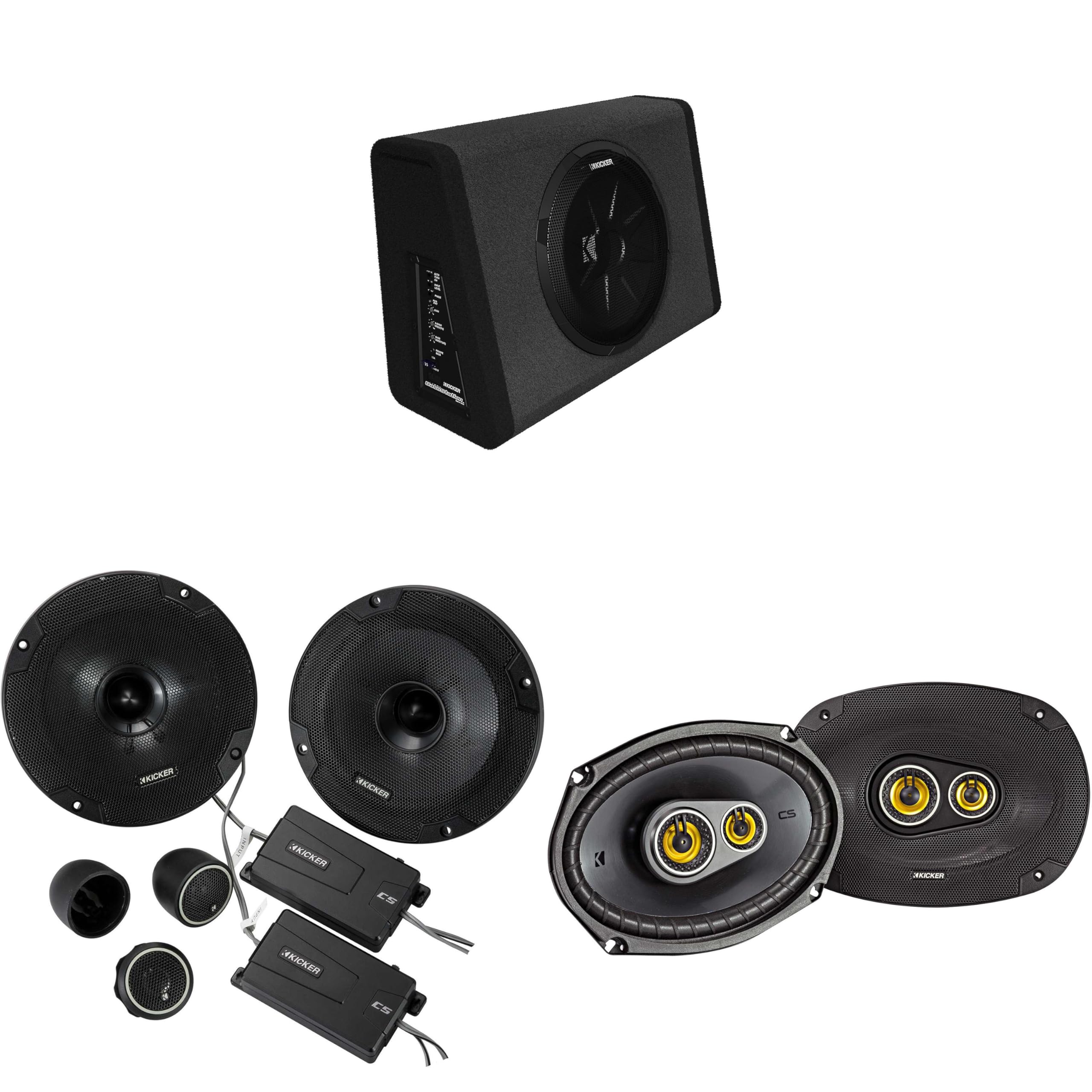 Kicker 11PT250 Powered Sub Enclosure & 46CSS654 6.5