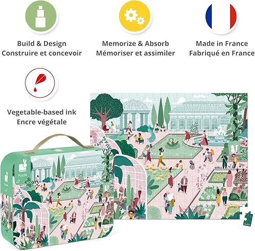 Miniatura 5 de Janod Rompecabezas de jardín botánico de 200 piezas - A partir de 7 años - J02672