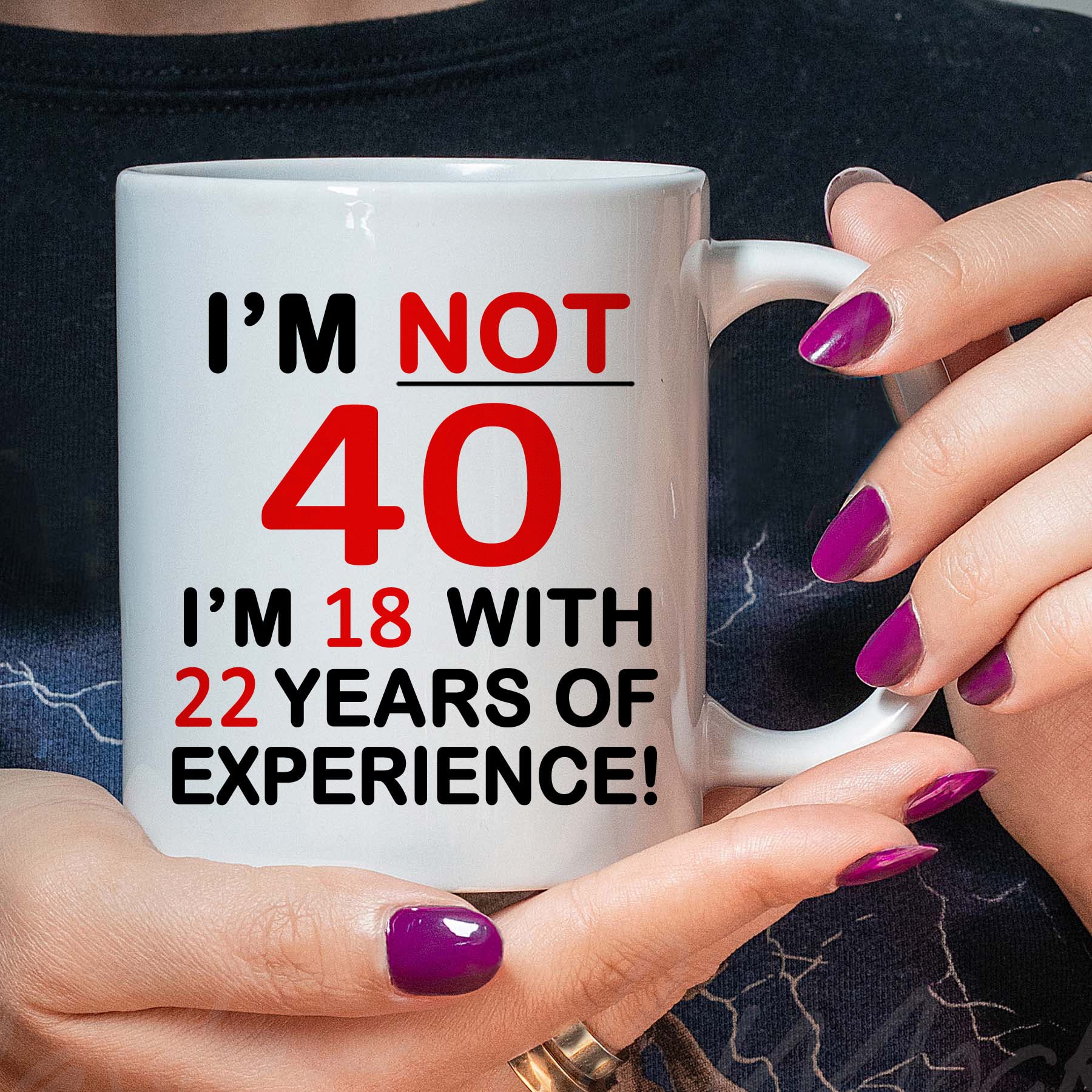 Idee Cadeau Anniversaire Femme 40 Ans, Ensemble De 6 Pièces, Tasse à Café, Aromathérapie, Boule De Sel De Bain, Porteclés, Carte De Voeux, Coffret Cadeau Pour Femme,Sœur