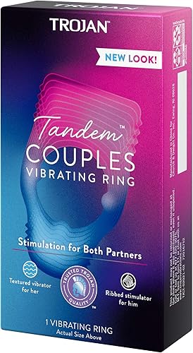 Miniatura 10 de Trojan Vibrations - Anillo vibrador para parejas en tándem - 1 unidad