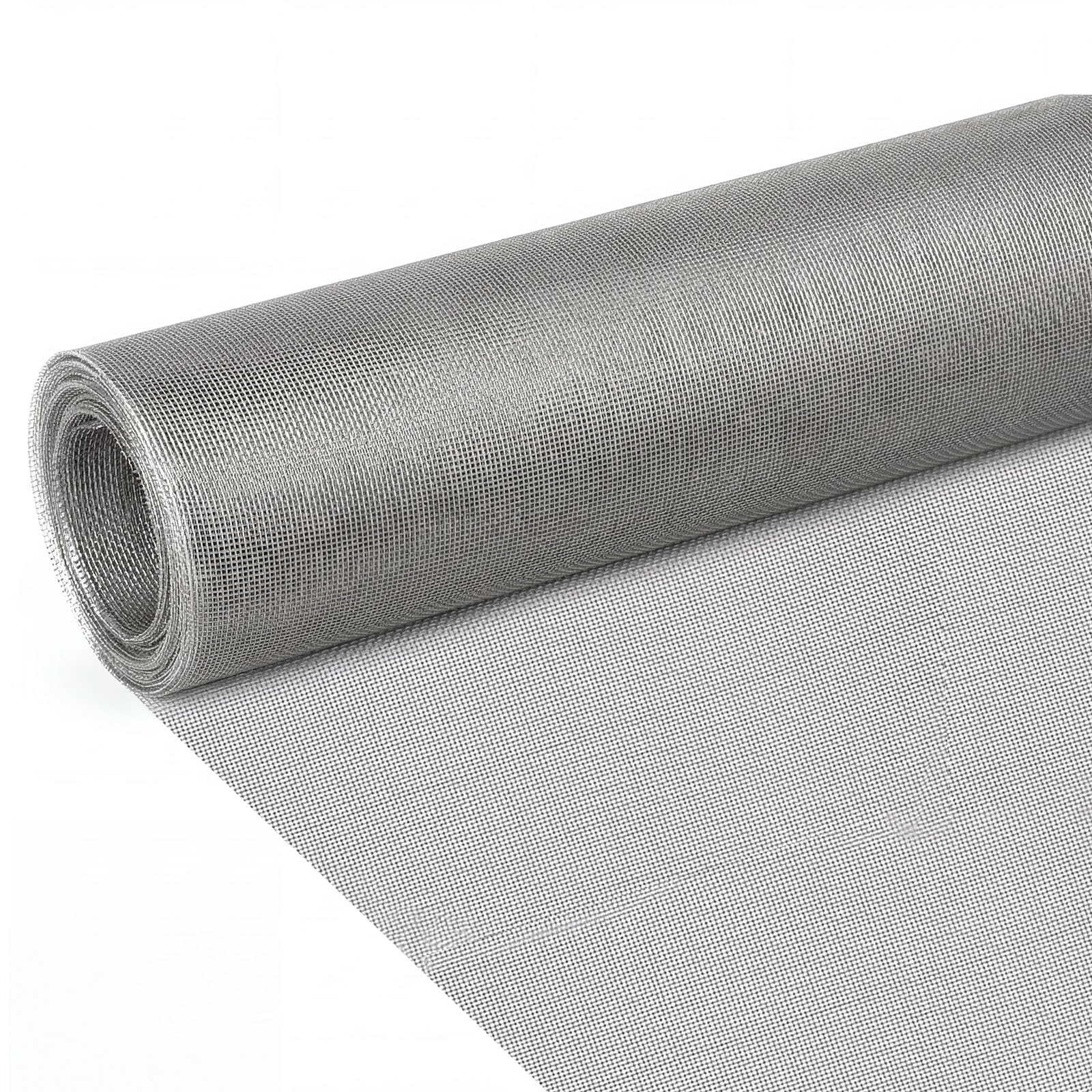 Eulihent Malla Metálica Fina 40 x 200 cm, Tela Metálica de Acero Inoxidable 304, Malla de Alambre 20 Mesh, Resistente y Duradera, Ventilación y Filtración para Hogar y Exterior