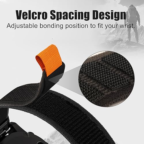 Miniatura 2 de ANCOOL Fenix 7X6X5X Band, correas de nailon de 1.024 in de fácil ajuste compatibles con Garmin Fenix 35X Plus6X ProTactix DeltaEnduro 2 bandas