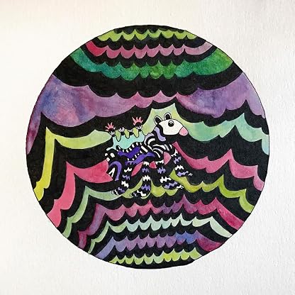 Swim Inside The Moon [Disco de Vinil] por Angelo De Augustine, capa do álbum