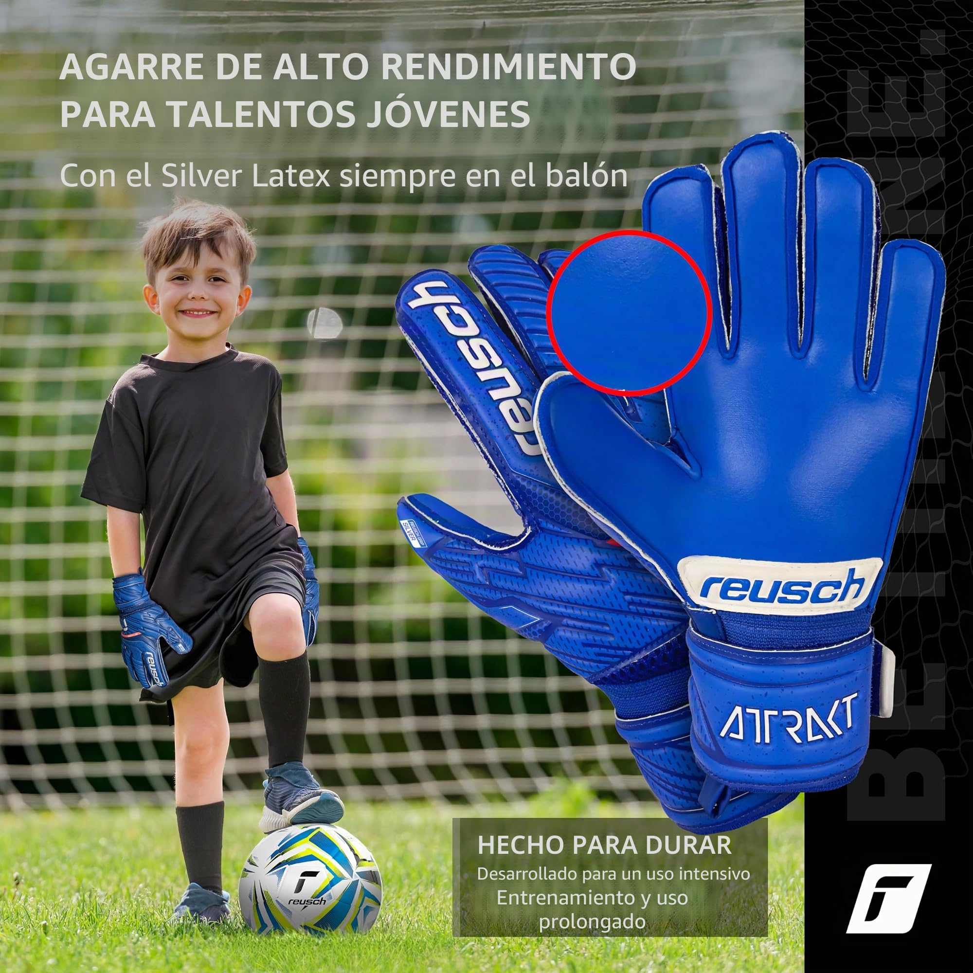 Reusch Guantes de Portero Unisex para jóvenes