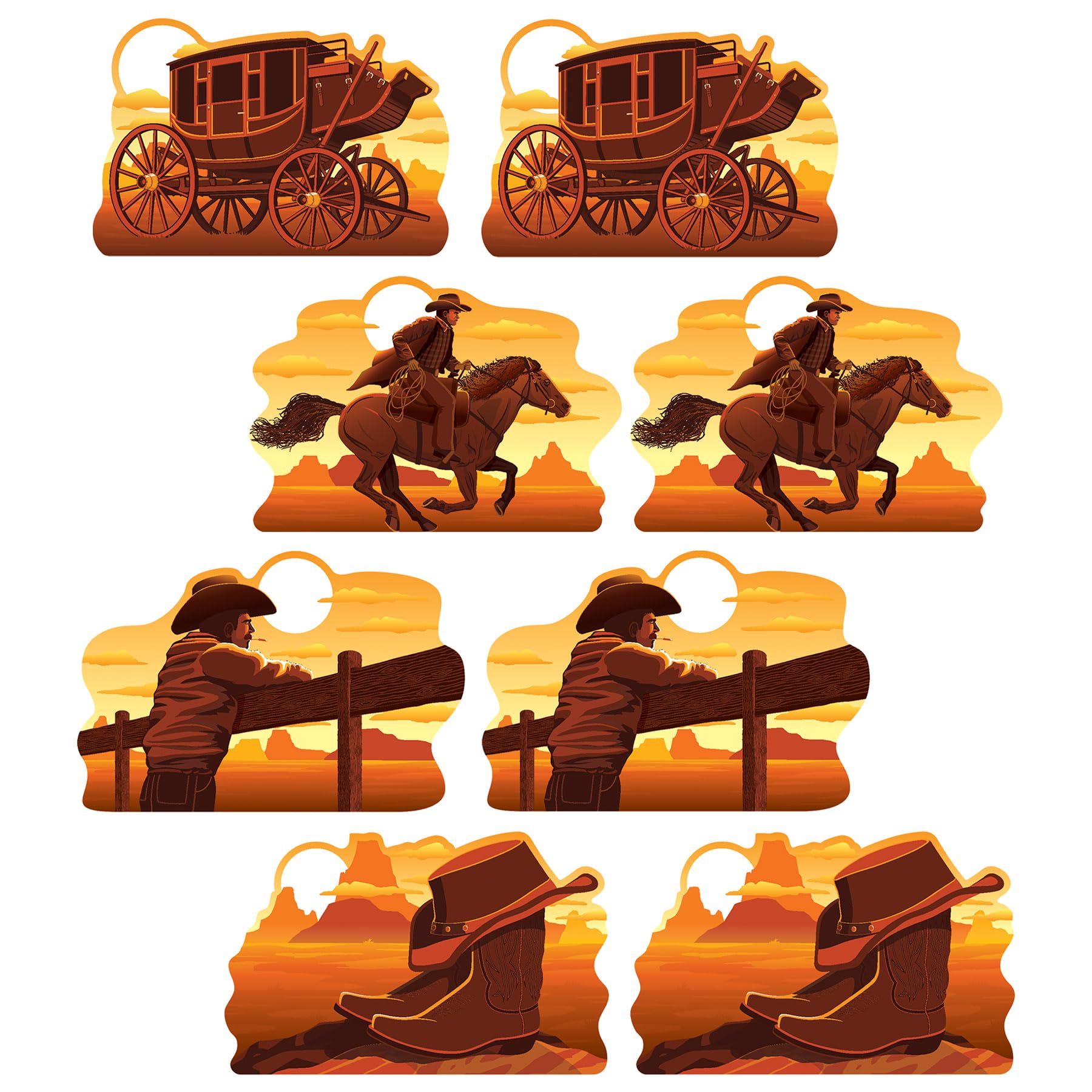 Découpes Wild West pour animer un anniversaire cowboy réussi
