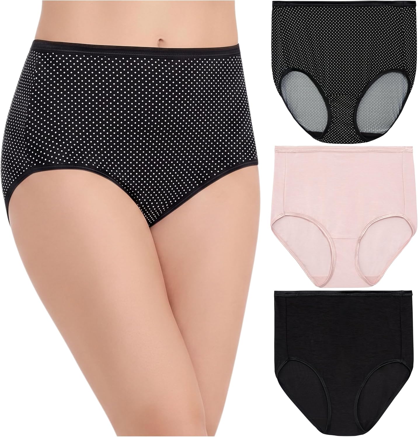 3-Pack – Vanity Fair Illumination Brief Panties, Curated Colors