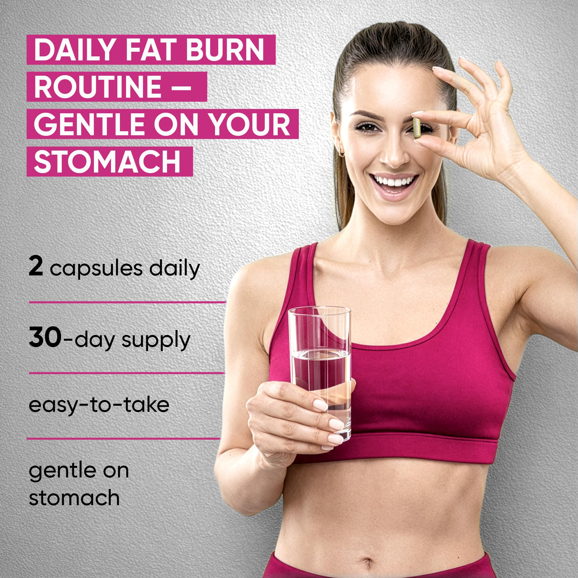 Thermogenic Fat Burner Weight Loss Diet Pills for Women - GLP-1 Support with Raspberry Ketones, Green Tea Extract, Green Coffee & Garcinia - Appetite Suppressant & Metabolism Booster 1 month 60 caps — Amazon image 7