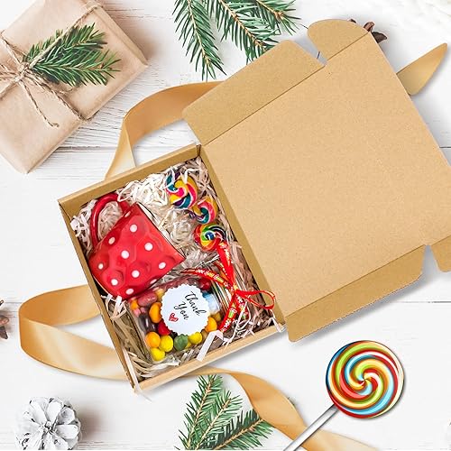 Miniatura 8 de Paquete de 25 cajas de envío de cartón corrugado marrón fuerte para embalaje de pequeñas empresas, correo, manualidades, regalos, envíos,