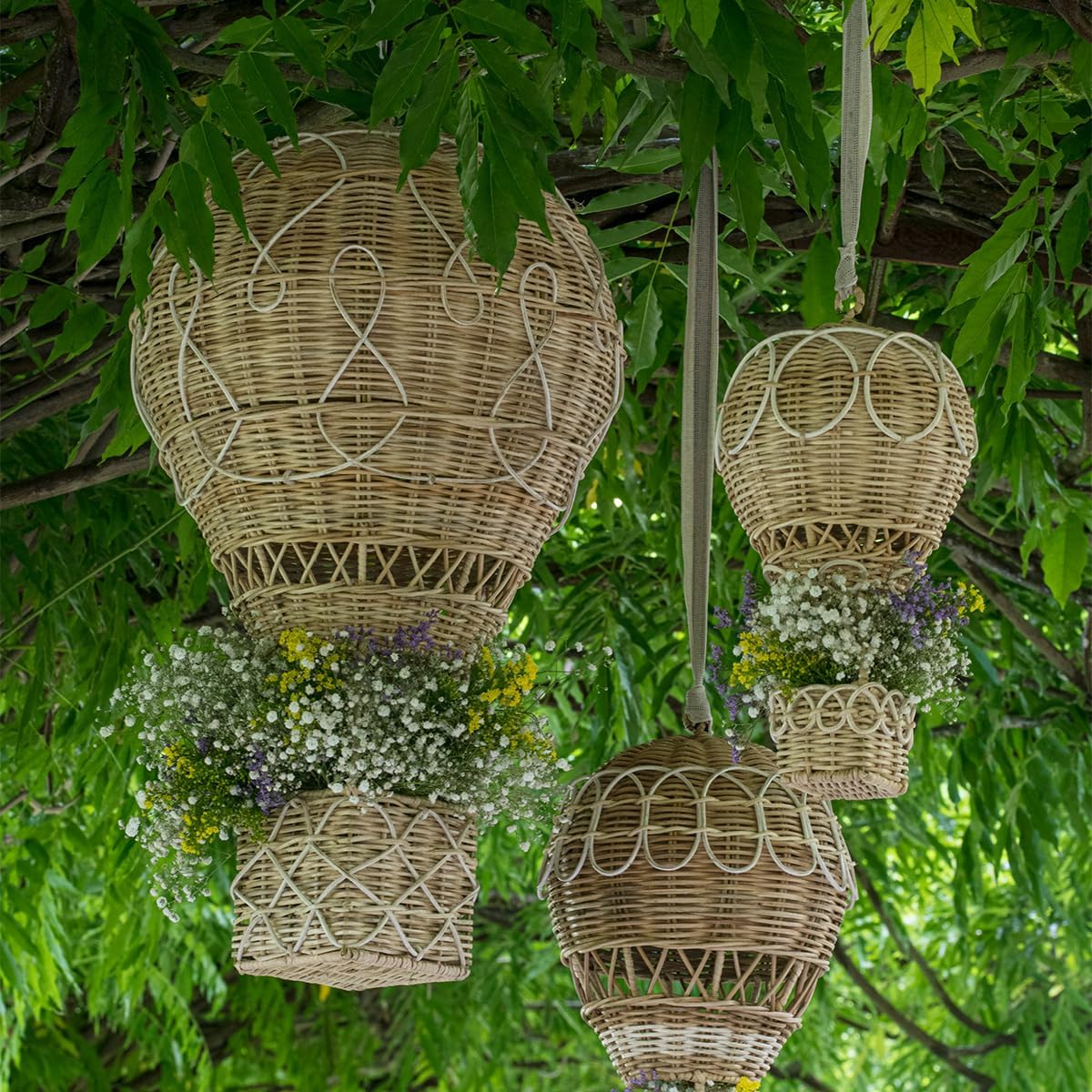 Juliska Provence Rattan Hot Air Balloon (20")