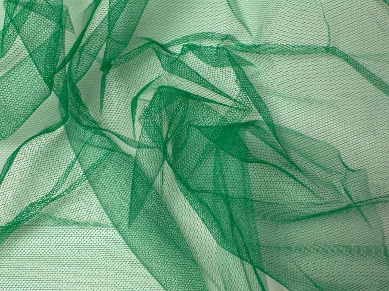 Minerva Dress Net Fabric Forest Green Minerva Core Range F01-Forest Green