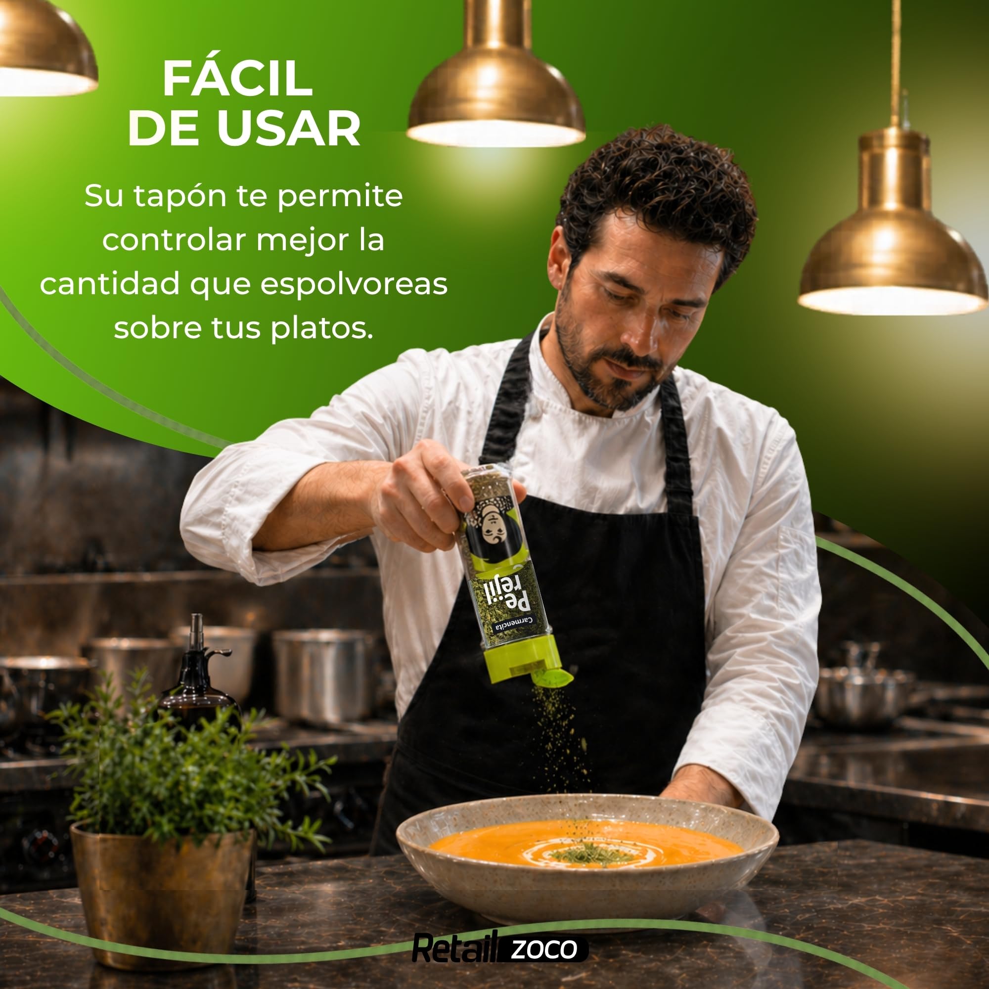 Sazonador Perejil Carmencita, Ideal para pescados, salsa, huevos y verduras, sabor fresco en una ensalada de cuscús, tomate, pepino y hierbabuena, Sin Gluten, Contiene 4 unidades de 12 g