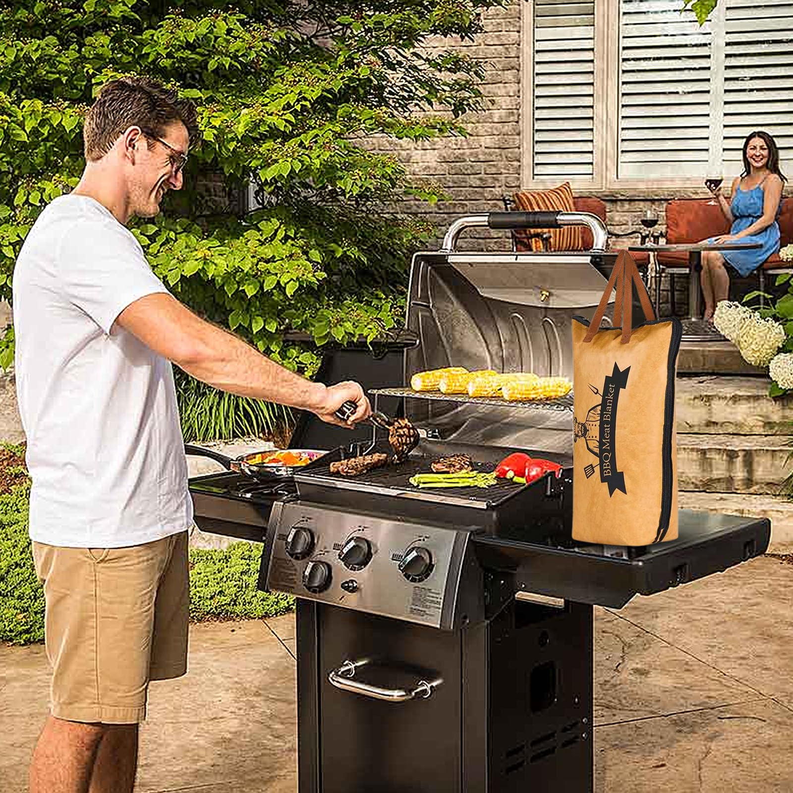 Grill-Ruhedecke Für Fleisch – Isolierter Beutel Mit Reißverschluss, Groß Für Braten & Brisket