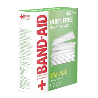 Band-Aid First Aid 3X4 in Nonstick Pads 10 ct