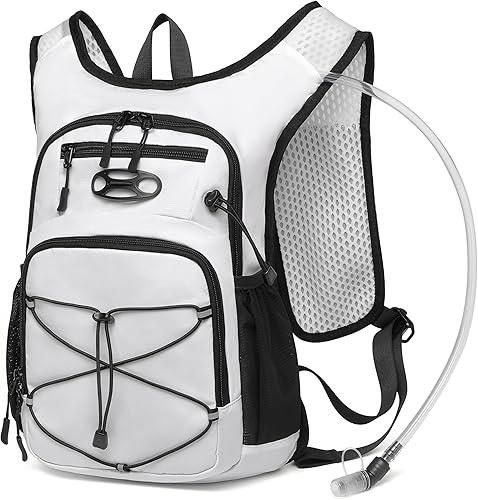 Miniatura 24 de Mochila de hidratación ligera Wotony con vejiga de agua de 2L O 3L para ciclismo, senderismo, rave - Mochila de agua para hombres y mujeres