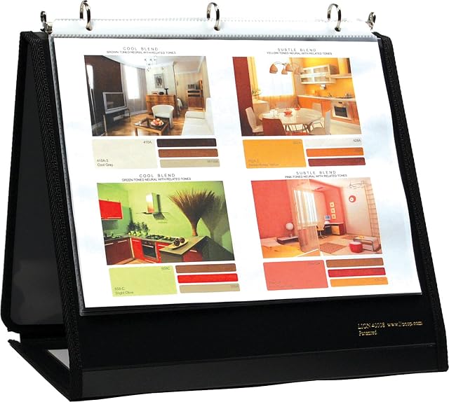 Lion Insta-Cover Ring Binder Easel, 3/4-Inch Ring, 1 Binder Easel -40008