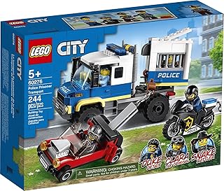 LEGO City Police Prisoner Transport 60276 Building Kit; Cool Police Toy for Kids, New 2021 (244 Pieces)