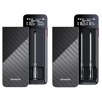 GoveeLife Smart Wireless Meat Thermometer H5191 Bundle with Wireless Meat Thermometer 2 Probe H5192