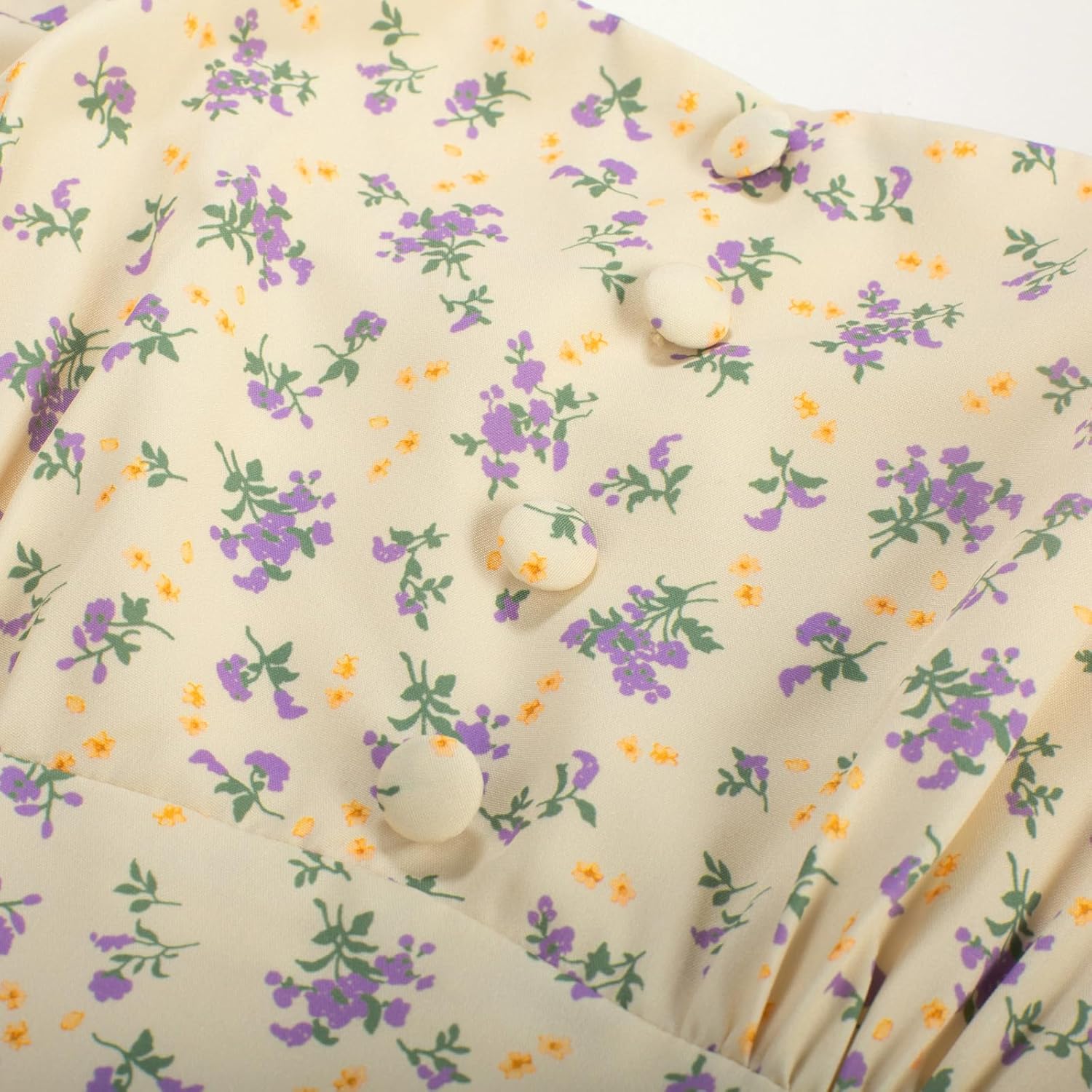 Belle Poque Square Neck Sundress for Women A Line Midi Dress Summer Cocktail Tea Party Dress with Pockets - Image 3