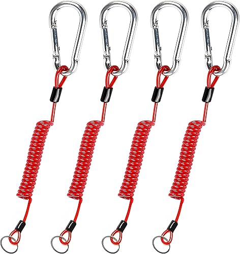 Vista 9 de 4 cables de freno para remolque, cable de freno, alambre en espiral de emergencia de acero inoxidable para caravana, cordón de acero resistente que