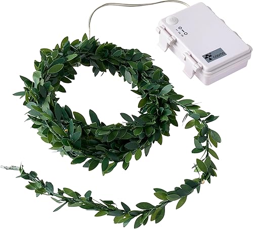 Miniatura 4 de Ashland Paquete de 8: guirnalda de luces de hojas de 10 pies