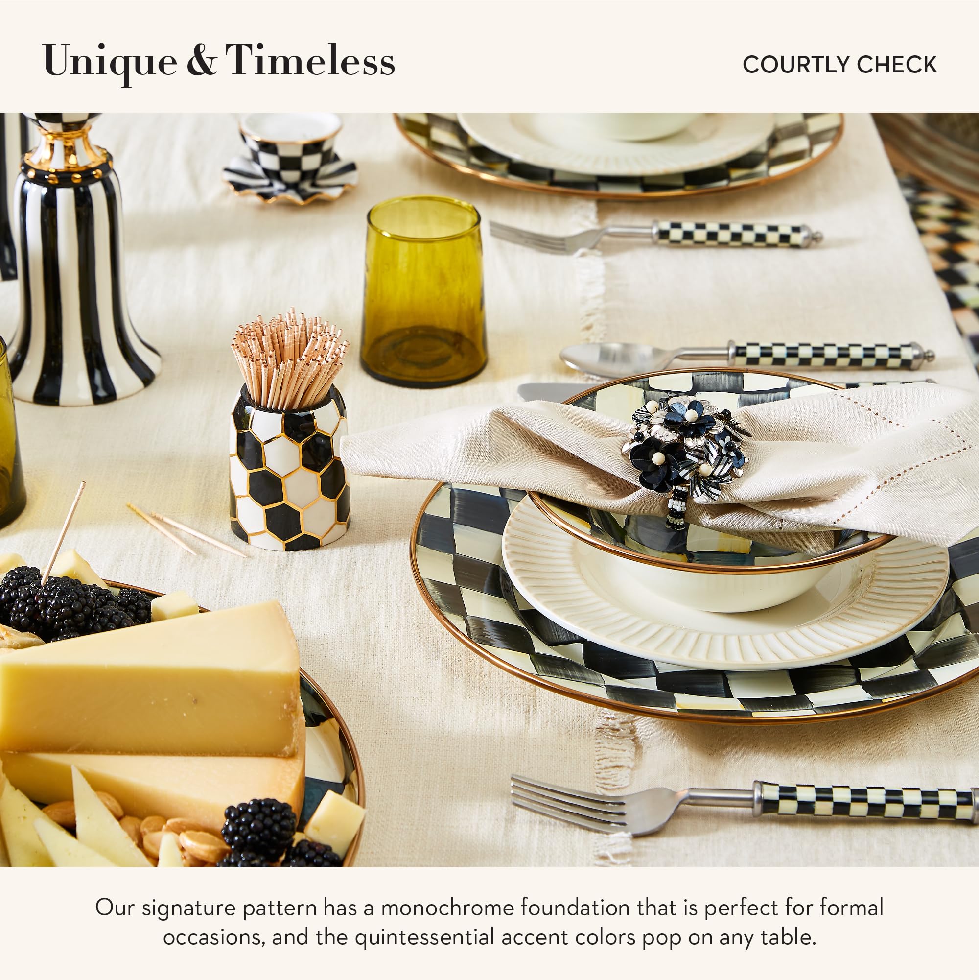 Amazon.com | MACKENZIE-CHILDS Enamel Charger Plate, Charger