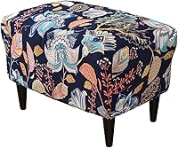 Vista 9 de Eco-Ancheng Funda elástica para silla, funda otomana rectangular de almacenamiento, funda otomana para reposapiés, fundas otomanas para taburete