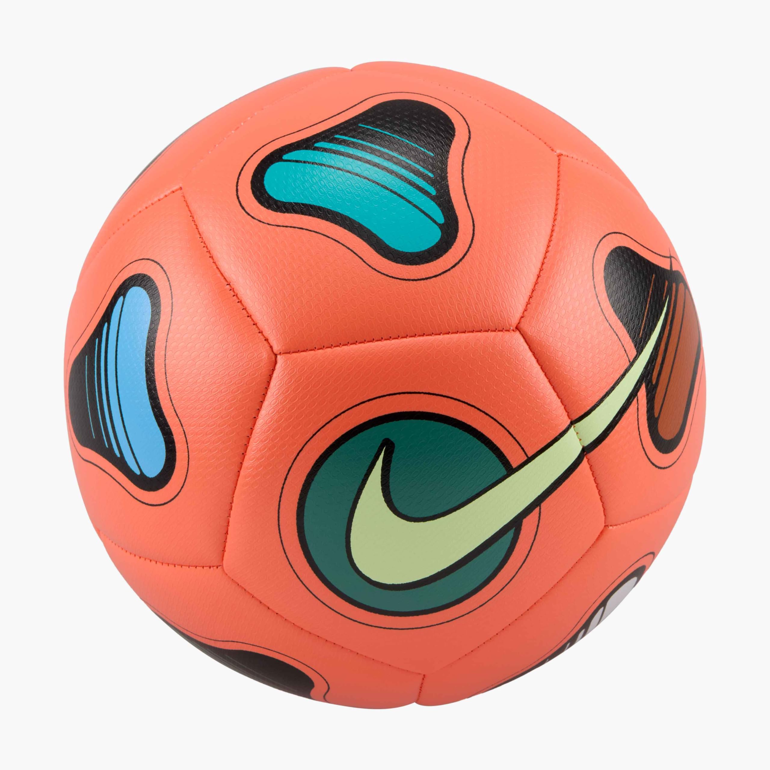 Nike Palloni Da Calcio Nk Futsal Maestro - Ho23, Lt Wild Mango/Multi-Color/Barely Volt, FJ5547-643, YTH