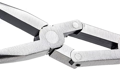 Miniatura 6 de SATA ST70003U - Juego de alicates en X dobles de 2 piezas, cuerpo recto y punta de 45 grados, con asas verdes y un diseño de punta larga