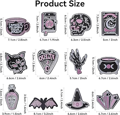 Vista 129 de Parches bordados para automóvil, lindos parches para planchar y coser para automóvil y vehículo, apliques para ropa, vestido, sombrero, jeans, Un