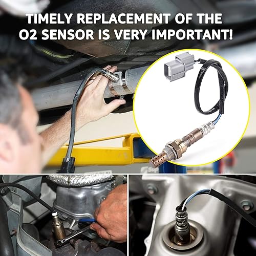 Miniatura 6 de Nifeida 234-4011 Sensor de oxígeno O2 ascendente antes del convertidor catalítico Compatible con Honda CRV 2001-97 99 00 Civic Si, 94-01 Acura