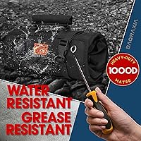 Vista 6 de Bolsa de herramientas, caja de herramientas pequeña enrollable, organizador de herramientas resistente con 2 bolsas de herramientas desmontables