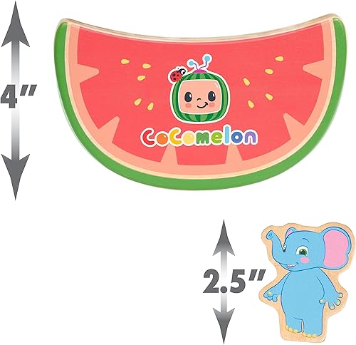 Miniatura 3 de Just Play CoComelon Best Friends - Bloques de equilibrio de madera, madera reciclada, juguetes para niños a partir de 18 meses