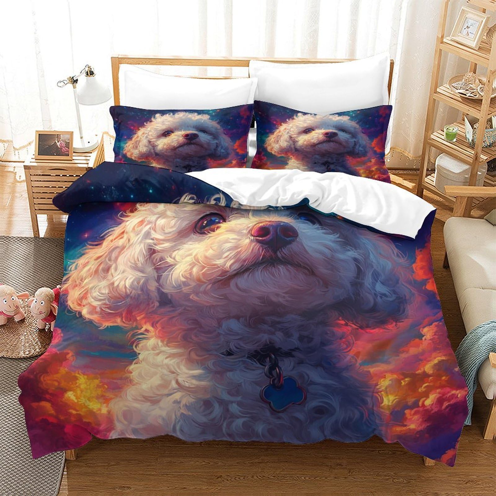 Housse de couette Flamenco pour chambre d'ado : style et douceur Queen Size