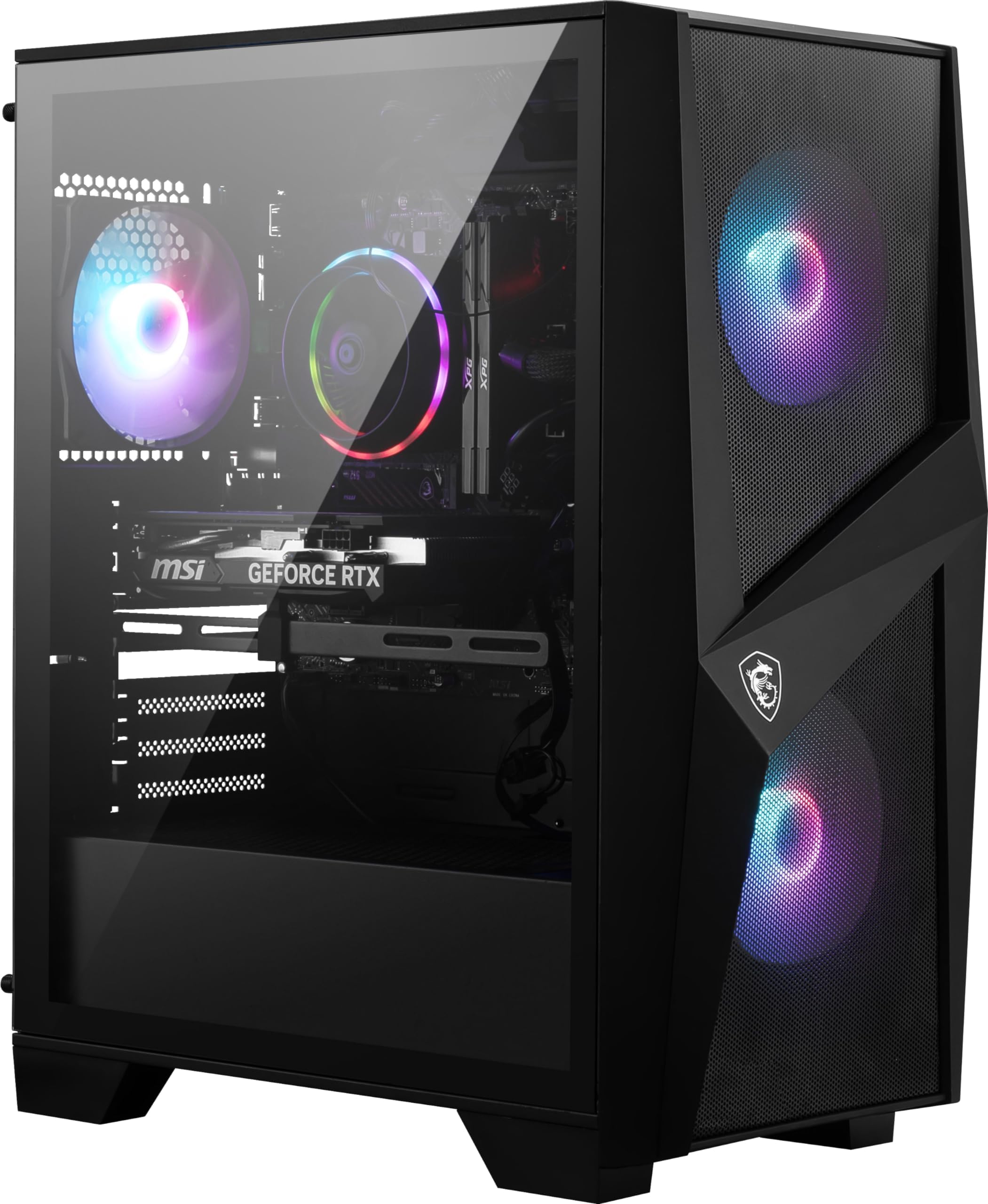 msi Codex R Gaming Desktop: Intel Core i5-13400F, Geforce RTX 4060, 16GB DDR5, 1TB m.2 NVMe SSD, 80+ Gold PSU, WiFi, Keyboard & Mouse, DIY Friendly, Windows 11 Home: 13NUC5-087US