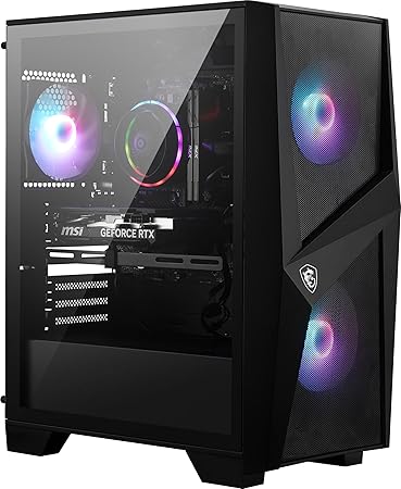 MSI Codex R Gaming Desktop: Intel Core i5-13400F, Geforce RTX 4060, 16GB DDR5, 1TB m.2 NVMe SSD, 80+ Gold PSU, WiFi, Keyboard & Mouse, DIY Friendly, Windows 11 Home: 13NUC5-087US
