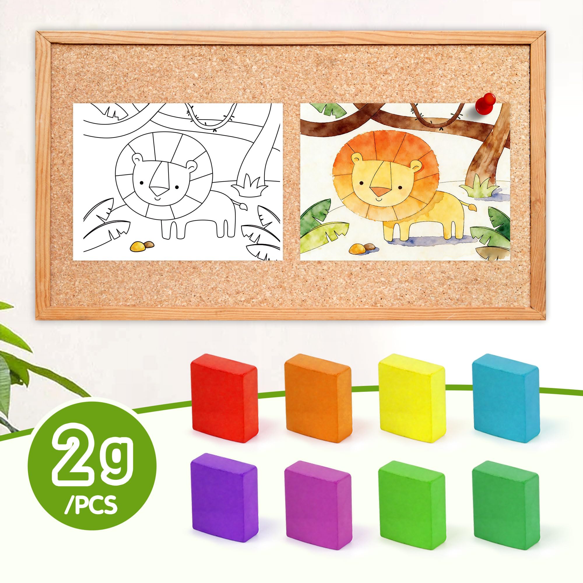 YPLUS Libro de Pintura con Agua para Niños 3-6 Años - Libro de Colorear con 8 Colores y Efecto Mágico - Libro de Manualidades con Pincel de Agua, Bricolaje desde 4 Años（Tema Animales） — view 7