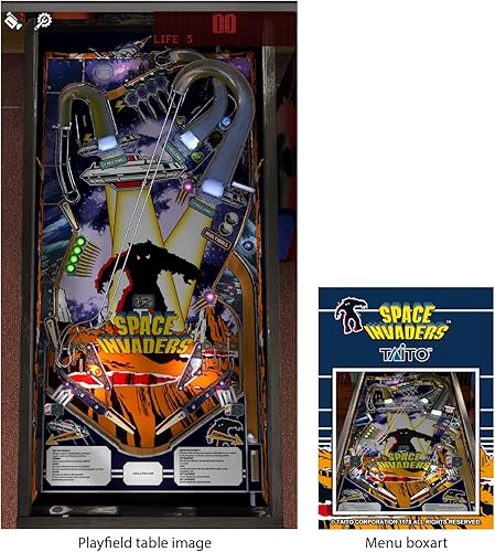 Miniatura 4 de AtGames Taito Pinball Pack 1 tarjeta de juego para todas las máquinas de arcade Legends, descarga y juega Taito Pinball Games Darius, Front Line,