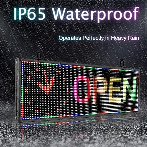 Miniatura 2 de P10 Signo Led de desplazamiento Pantalla programable Señal digital Tablero de mensajes al aire libre Led Señales abiertas para negocios Banner