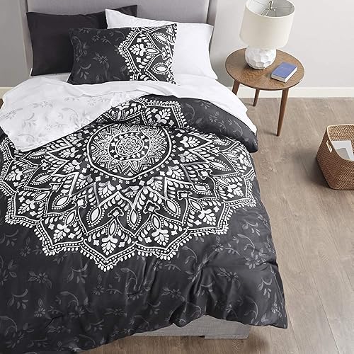 Miniatura 6 de Comfort Spaces - Edredón cómodo con juego completo de sábanas y con bolsillo lateral, casual y moderno para todas las estaciones, fundas de cojín a