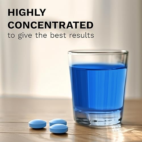 Miniatura 4 de NICOTESTS Instant Bluing Tablets Blue Tablet - Se disuelve en el agua del inodoro, prueba de prevención de la adulteración, 100 tabletas (paquete de