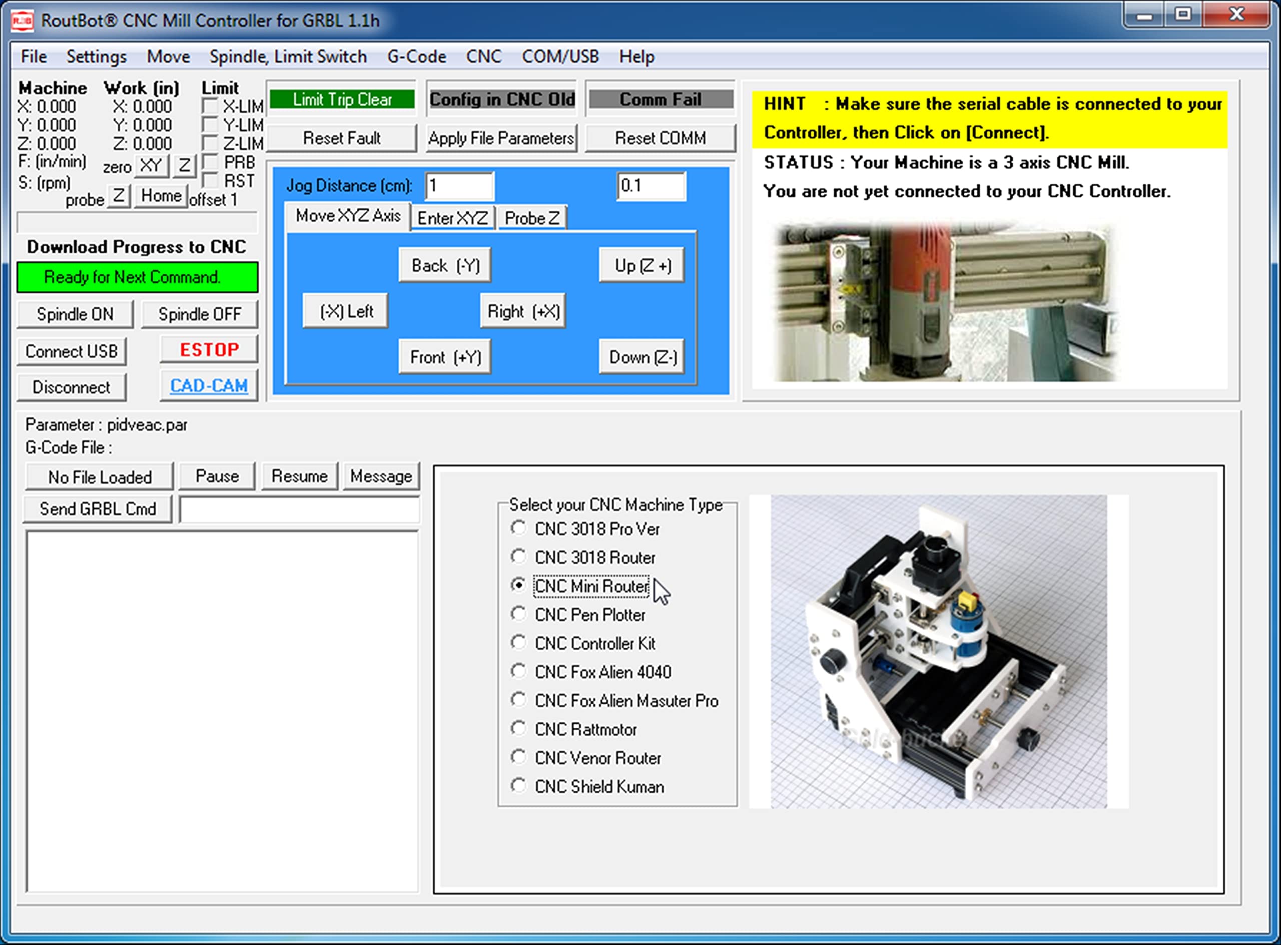 CAD CAM CNC 3018 3020 1610 Mill Software plus tutorial videos RoutCad Standard. Three easy steps all in one integrated program: 1-design, 2-define machine sequence, 3-drive cnc.