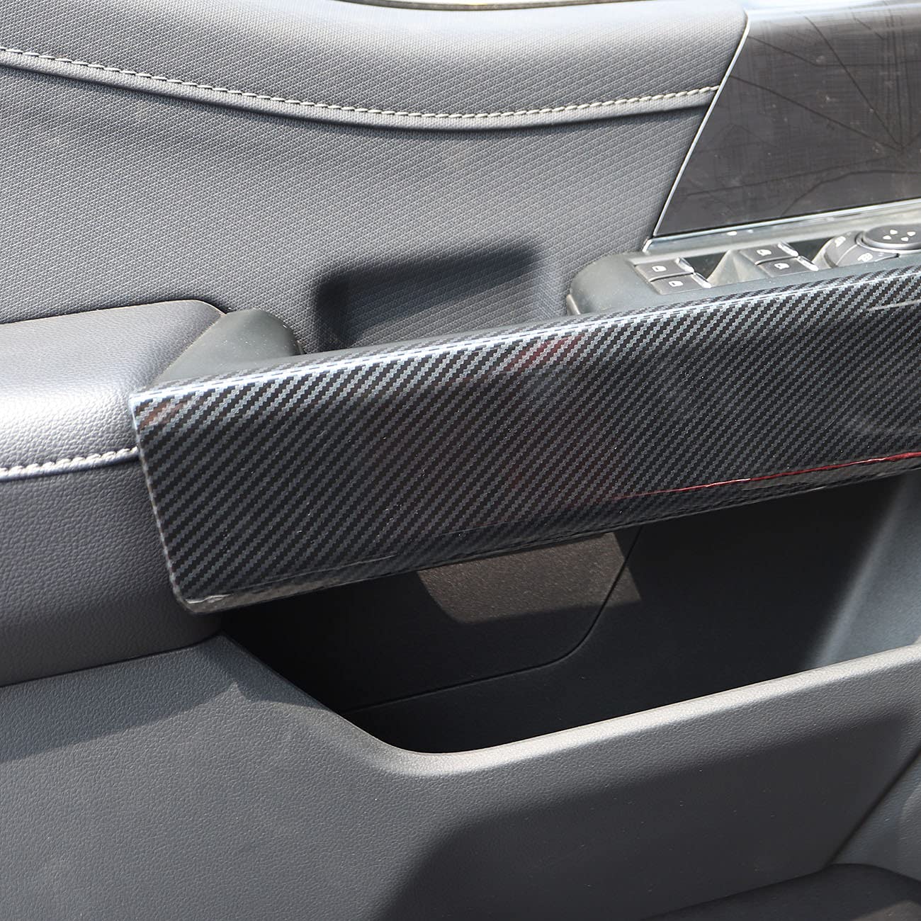 RERPRO Tailgate Hinge Cover Trim for Ford Bronco 2/4 Door 2021 2022 2023 2024 2025 Rear Door Hinge Liftgate Trim Exterior Decoration Accessories Spare Tire Hinges Bracket Cover, 1 Pair Carbon