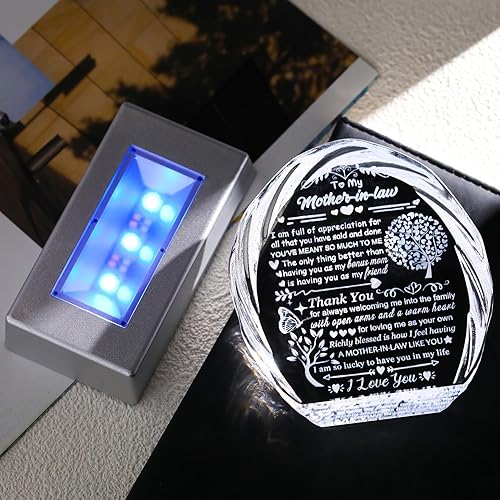 Miniatura 40 de Regalos para hija de mamá papá, regalos de cumpleaños para el día de la madre para hija adulta, recuerdos de cristal para mi hija, regalo de Regalos