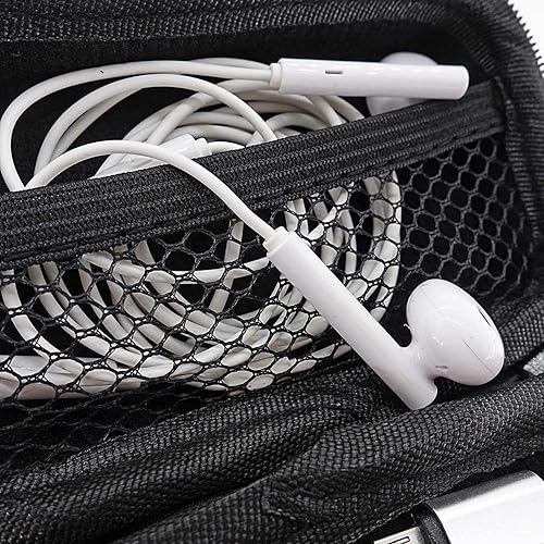 Miniatura 4 de Bolsa de viaje para unidad flash USB, EVA, a prueba de golpes, a prueba de presión e impermeable, bolsa de viaje para cable USB, auriculares,