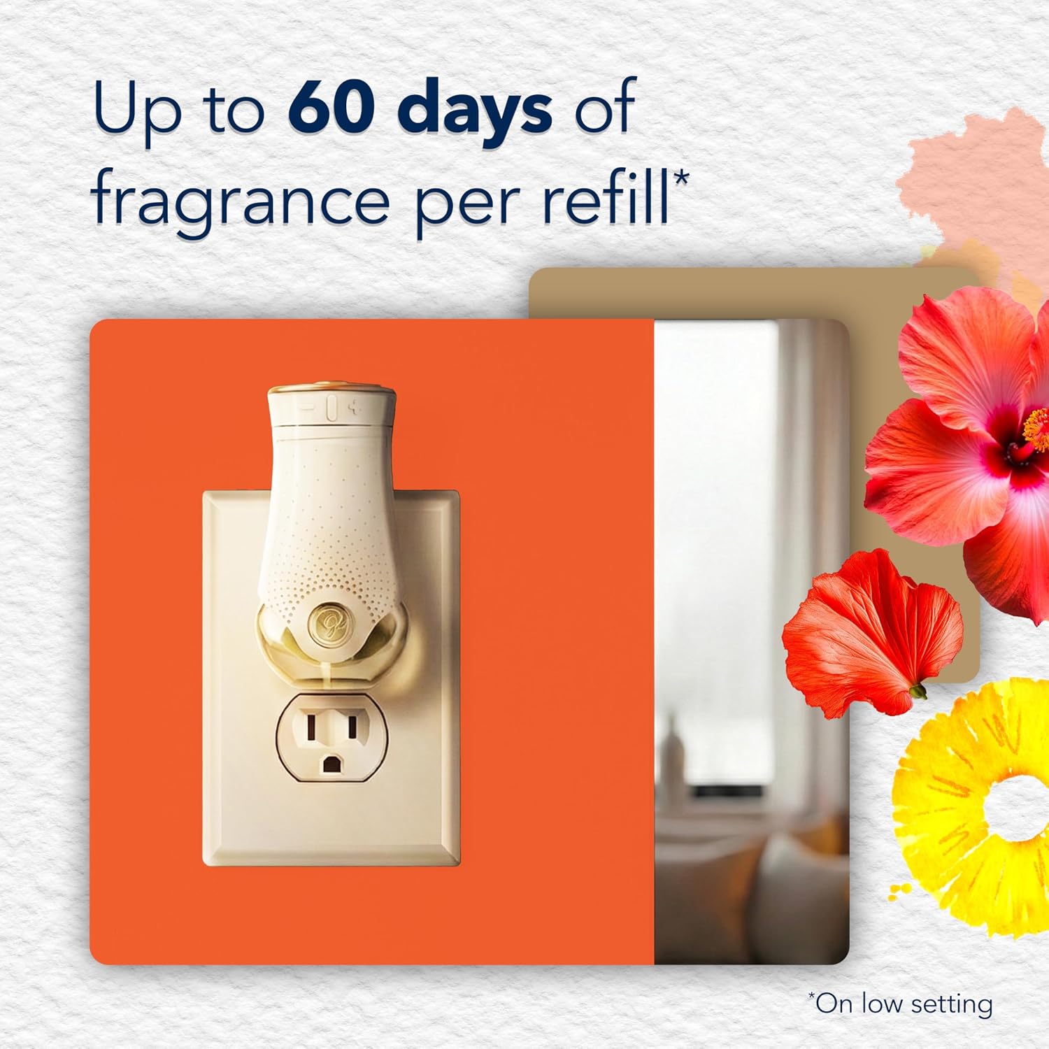 Condition photo showing New/Like New for glade plugins refills air freshener, scented and essential oils for home and bathroom, hawaiian breeze, 6.7 fl oz, 10 count hawaiian breeze 6.7 fl oz (pack of 1)