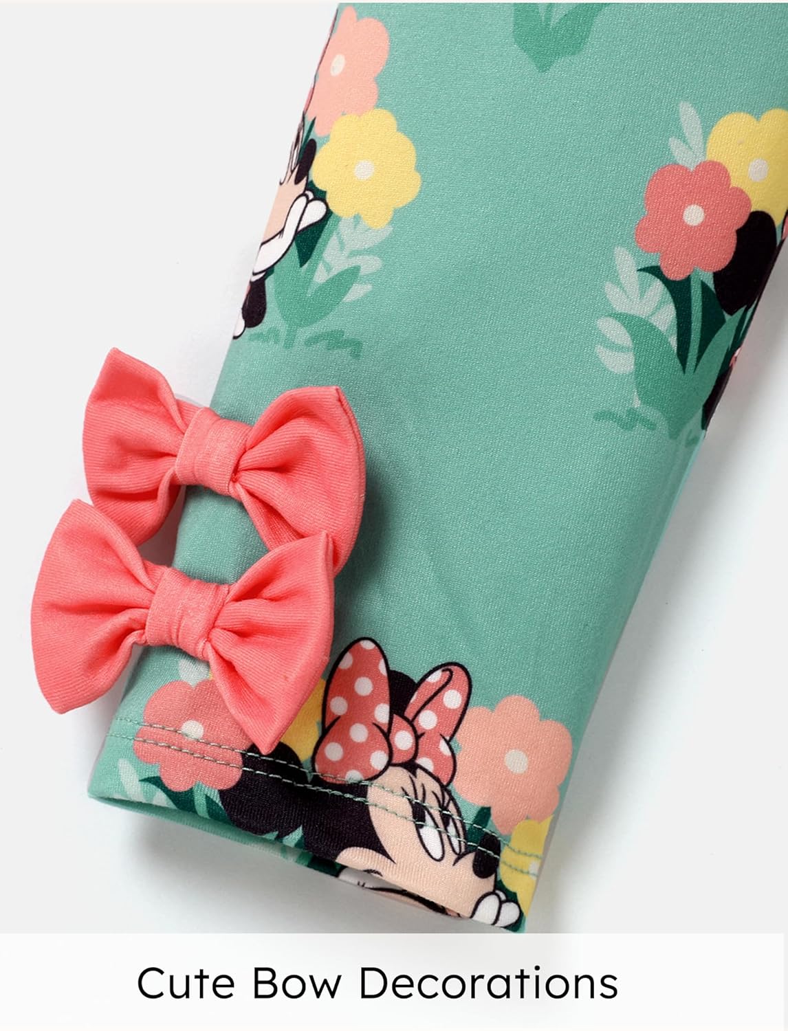 Disney Minnie Mouse Frozen Princess Marvel Toddler Girls Clothes Long Sleeve Sweatshirt + Leggings 2pcs Outfits Set 2-6Y - Image 4