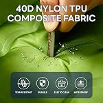 Camping Sleeping Pad, Extra Thick 5-Inch Inflatable Sleeping Pad, Lightweight & Durable, Waterproof, Built-in Foot Pump, with Built-in 6-Inch Pillow, Compact Design, Includes Storage Bag